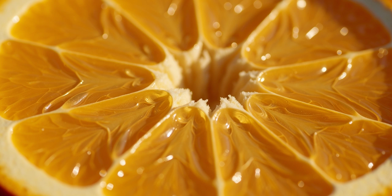 Textura macro de naranja